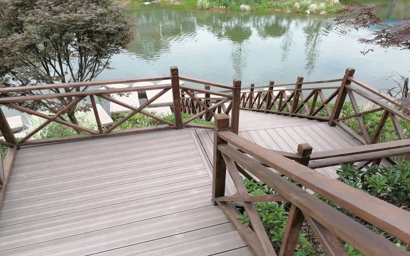 成都金堂塑木地板景區(qū)棧道